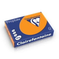 Clairefontaine gekleurd papier fluor oranje 80 grams A4 (500 vel) 2978C 250289
