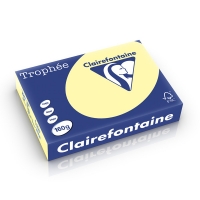 Clairefontaine gekleurd papier geel 160 grams A4 (250 vel) 2636C 250241