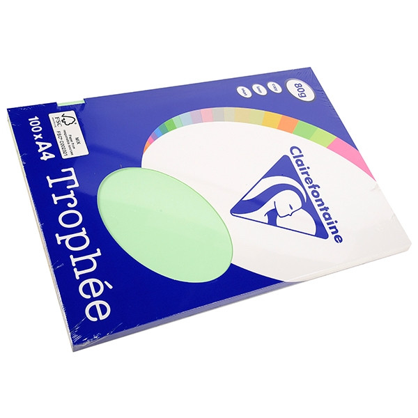 Clairefontaine gekleurd papier 80 grams A4 (100 vel) Clairefontaine 123inkt.nl