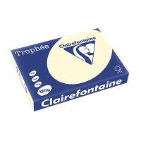 Clairefontaine gekleurd papier ivoor 120 grams A4 (250 vel) 1242C 250071