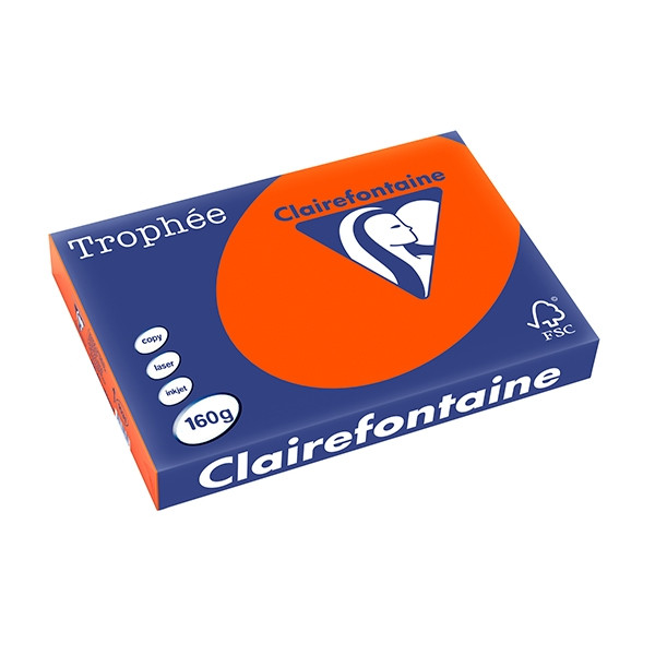 Clairefontaine gekleurd papier kardinaalrood 160 grams A3 (250 vel) 1031C 250153 - 1