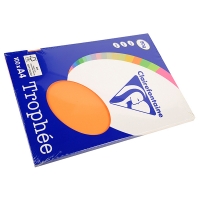 Clairefontaine gekleurd papier oranje 80 grams A4 (100 vel) 4108C 250004