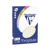 Clairefontaine gekleurd papier parelgrijs 160 grams A4 (50 vel)