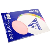 Clairefontaine gekleurd papier roze 160 grams A4 (50 vel) 4153C 250019