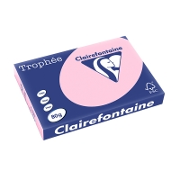 Clairefontaine gekleurd papier roze 80 grams A3 (500 vel) 1888C 250111
