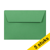 Clairefontaine gekleurde enveloppen bosgroen C6 120 grams (5 stuks)