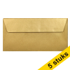 Clairefontaine gekleurde enveloppen goud EA5/6 120 grams (5 stuks)