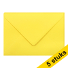 Clairefontaine gekleurde enveloppen intens geel C5 120 grams (5 stuks)