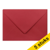 Clairefontaine gekleurde enveloppen intens rood C5 120 grams (5 stuks)