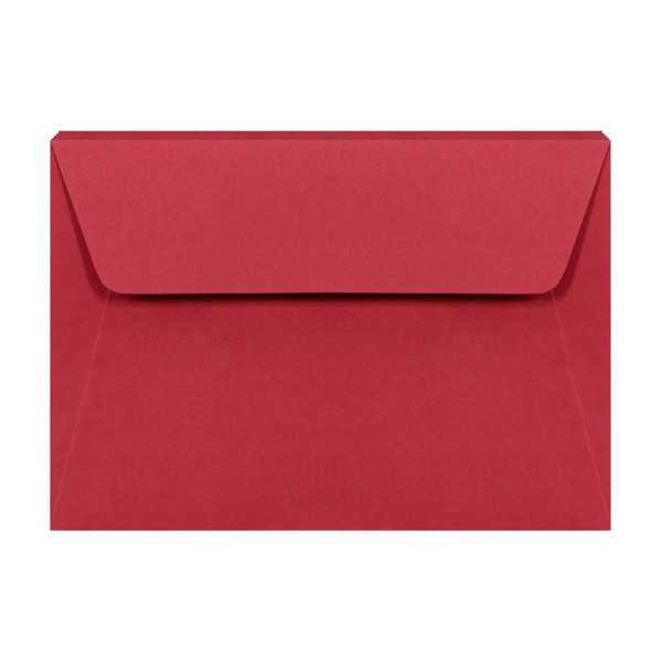 Clairefontaine gekleurde enveloppen intens rood C6 120 grams (5 stuks) 26586C 250335 - 1