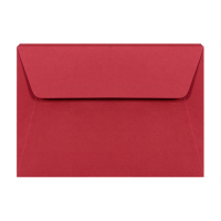 Clairefontaine gekleurde enveloppen intens rood C6 120 grams (5 stuks) 26586C 250335