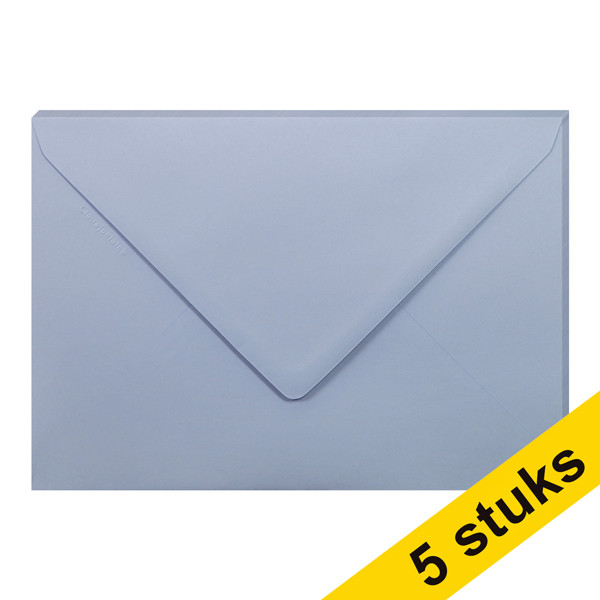 Clairefontaine gekleurde enveloppen lavendel C5 120 grams (5 stuks) 26722C 250344 - 1