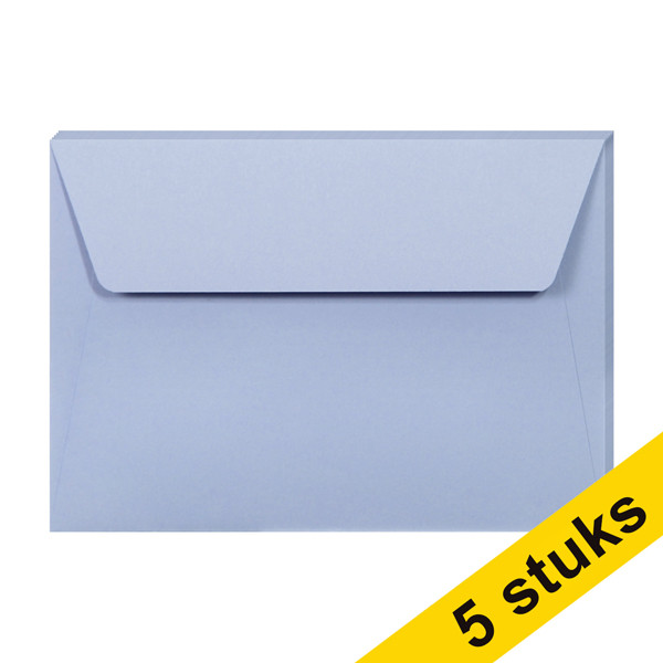 Clairefontaine gekleurde enveloppen lavendel C6 120 grams (5 stuks) 26726C 250332 - 1