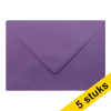 Clairefontaine gekleurde enveloppen lila C5 120 grams (5 stuks)