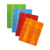 Clairefontaine geruit schrift A5+ assorti 10 stuks 72 vel (10 mm) 365C 250422