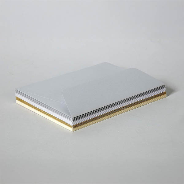 Clairefontaine kaartenset + enveloppen zelfklevend assorti chic 20 stuks 299378 - 2