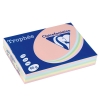 Clairefontaine multipack zalm/blauw/groen/kanariegeel/roze 80 grams (5 x 100 vel)