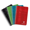Clairefontaine spiraalblok 120 x 75 mm geruit 90 grams 180 vel assorti 5 stuks (5 mm) 298375 - 1