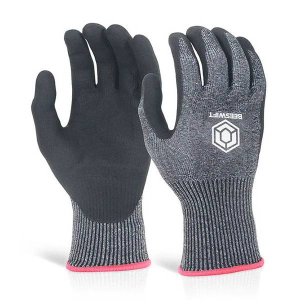 Click Nitril-Microschuim handschoenen L zwart (10 stuks) 298154 - 1