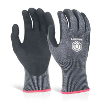 Click Nitril-Microschuim handschoenen L zwart (10 stuks) 298154