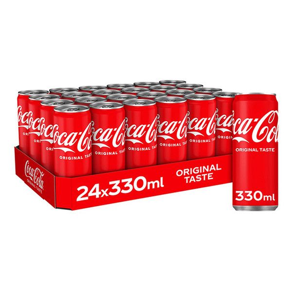 Coca Cola Regular blikjes 33cl (24 stuks) 69248 423700 - 1