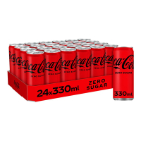 Coca Cola Zero blikjes 33cl (24 stuks)  423684