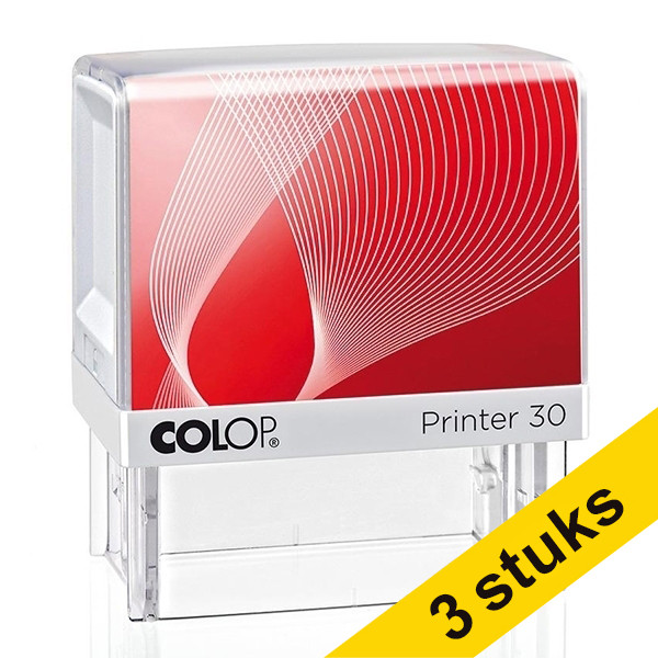 Aanbieding: 3x Colop Printer 30 tekststempel personaliseerbaar 229198 - 1