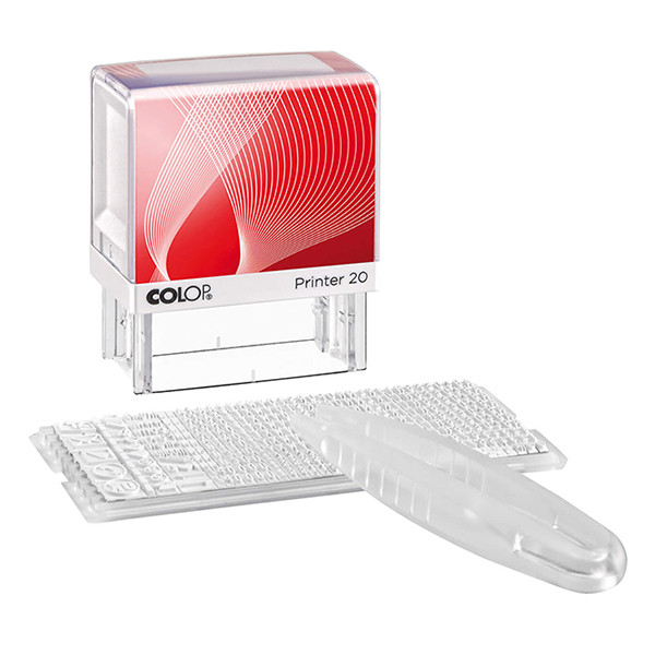 Colop Printer 20 'Do it yourself' tekststempel 4 regels zwart 100827 229157 - 1