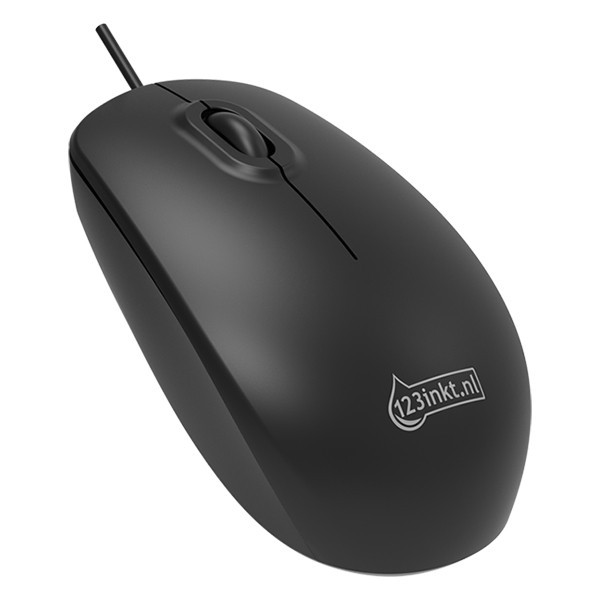Combi aanbieding: 123inkt muis met kabel en toetsenbord 301443 - 5