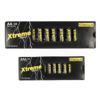Combi deal: 123accu AA + AAA batterijen (2x 24 stuks)