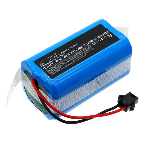Concept BTX0197 / BYD INR18650 M26-4S1P accu (2600 mAh, 123accu huismerk) ACO00496 - 1
