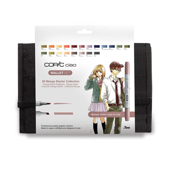 Copic Ciao Manga Starter Collection markerset in map (20 stuks) 22075734 311062 - 2