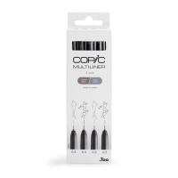 Copic Multiliner finelinerset meerkleurig (0,3 - 0,5 mm) 4 stuks 22075634 311067