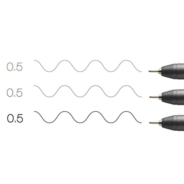 Copic Multiliner finelinerset meerkleurig (0,5 mm) 3 stuks 22075633 311066 - 3