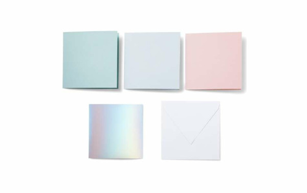 Cricut Cut-Away kaarten pastel S40 12,1 x 12,1 cm (14 stuks) 221559 - 2