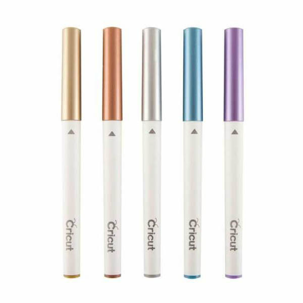 Cricut Explore/Maker pennen metallic medium punt (5 stuks) 448004 - 1