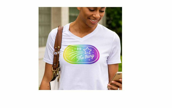 Cricut Infusible Ink dames T-shirt wit maat M 221540 - 2