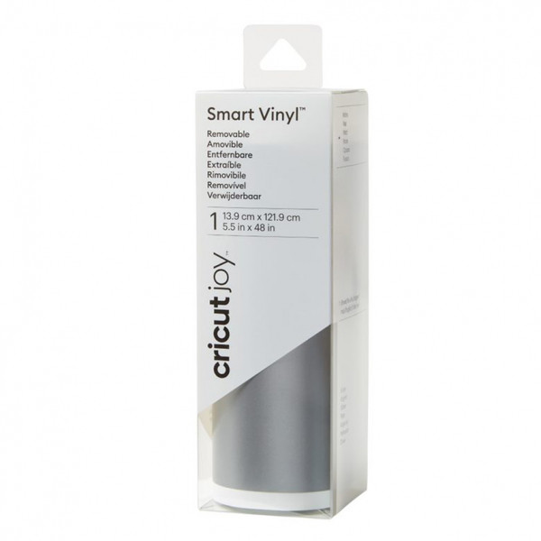 Cricut Joy Smart vinyl verwijderbaar zilver 121,9 x 13,9 cm 257025 - 1