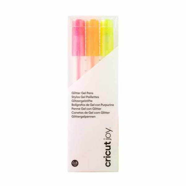 Cricut Joy glittergelpennen roze, oranje en geel (3 stuks) 448011 - 1
