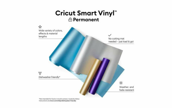 Cricut Smart vinyl permanent glitter goud (small) 221602 - 1