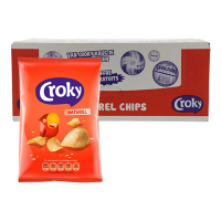Croky Naturel chips 40 gram (20 stuks) 664383 423828
