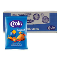 Croky Paprika chips 40 gram (20 stuks) 664405 423827