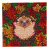 Crystal Art diamond painting kit Autumn Hedgehog 30 x 30 cm