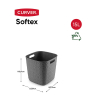 Curver Softex opbergmand Cube antraciet 15 liter 243856 - 2