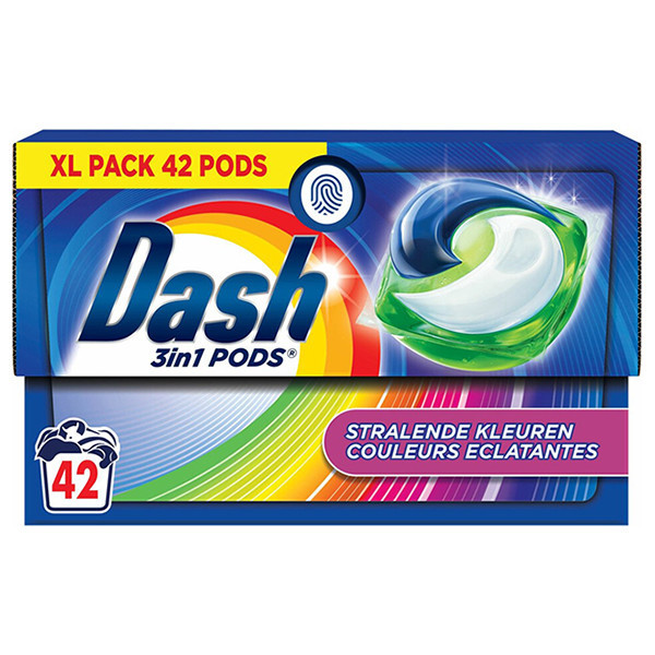Dash 3-in-1 Stralende Kleuren pods (42 wasbeurten) SDA05096 - 1