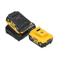 Startset: 2x DeWalt DCB184 XR Li-ion accu's + lader (18 V, 5.0 Ah, origineel) ADE01212