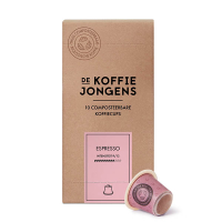 De koffiejongens Espresso koffiecups (10 stuks) 427503