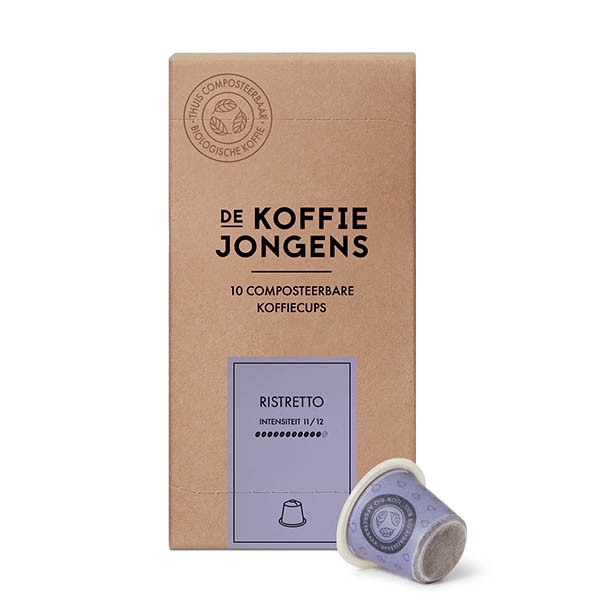 De koffiejongens Ristretto koffiecups (10 stuks) 427504 - 1