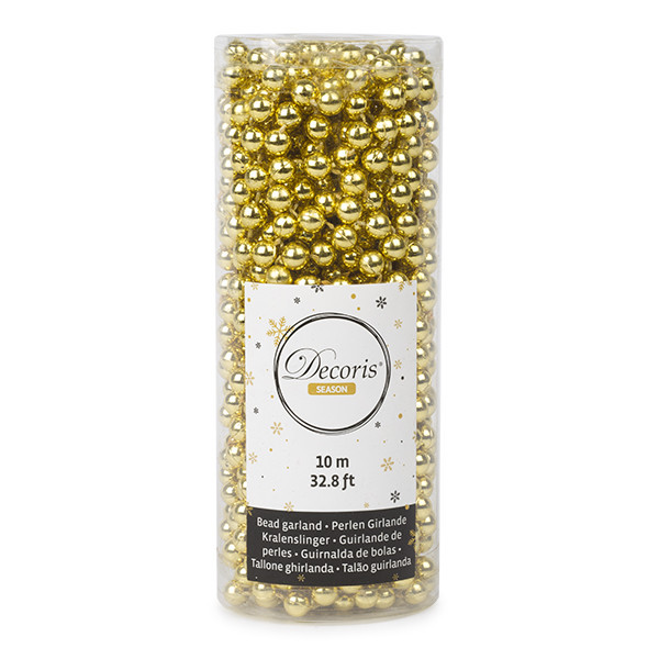 Kerstboom kralenslinger 10 meter goud K151000409 - 1