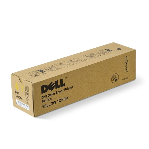 Dell 593-10156 (WH006) toner geel (origineel) 593-10156 085693 - 1